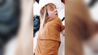 Babygirl getting Fuck Doggy Style pov by Daddy