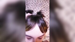 Long Eyed Punk cunt with mouth Blows Dick.