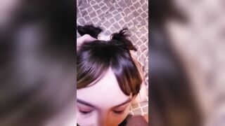 Long Eyed Punk cunt with mouth Blows Dick.