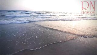 Sexiest Lady at Lonely Nudist Beach. African Swimsuit. Ebony Bikini.