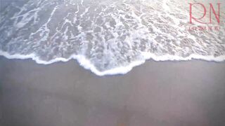 Sexiest Lady at Lonely Nudist Beach. African Swimsuit. Ebony Bikini.