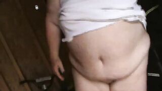 Masturbating inside the Shed