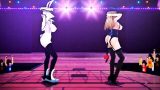 Mmd Chocolate Cream into Bismarck and Graf Kancolle