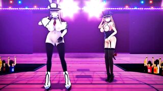 Mmd Chocolate Cream into Bismarck and Graf Kancolle