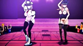 Mmd Chocolate Cream into Bismarck and Graf Kancolle