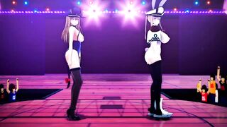 Mmd Chocolate Cream into Bismarck and Graf Kancolle