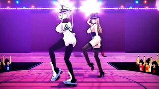 Mmd Chocolate Cream into Bismarck and Graf Kancolle