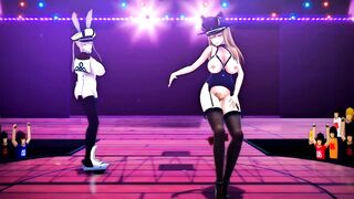 Mmd Chocolate Cream into Bismarck and Graf Kancolle