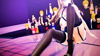 Mmd Bismarck and Graf Zeppelin Kancolle Plowed Goddess