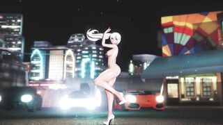 Mmd Babe White Hair Snatch that make you Cum again
