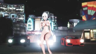 Mmd Babe White Hair Snatch that make you Cum again
