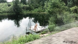 Multi Angle Outdoors Oral Sex and Facial - Missy and George