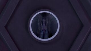 Mass Effect - Liara Gets a Huge Cock at the Gloryhole [blender]