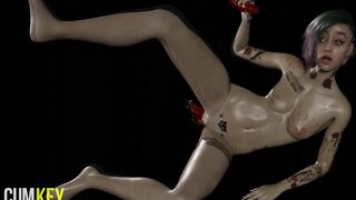 JUDY Alvarez into CYBER Toy CYBERpunk 2077 3d Anime Blender