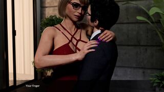 Blossoming Love - Outdoor Sex at Work Pary (17)