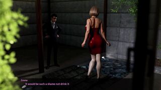 Blossoming Love - Outdoor Sex at Work Pary (17)