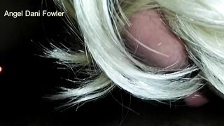 Angel Fowler Giving Close up Bj to Bald Ebony Penis Full HD