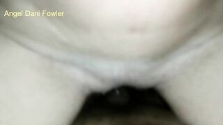 Close up Cunt Boned and Facial Expressions of Angel Fowler before getting