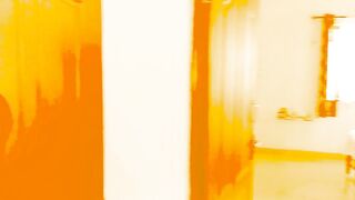 Angel Fowler into Beauty Red Dress alone at Home Full HD -1080