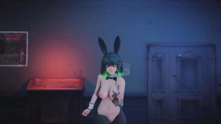 Mmd R18 Fubuki Bunny Suit bimbos who is Anal Specialist