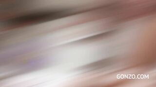 Tattoed Whore Assfucked by 10 Men and then Gangbanged - Full Tape