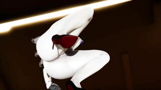 Resident Evil 8 Lady Dimitrescu Nailed by bbc Bound up into all