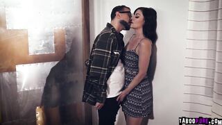 Dark Hair mom loves the studs dick thrusting deep into her
