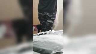 Step Milf Watching Step Son Fucking Step Sister in Porn Clip