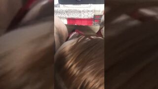 Curvy Dark Hair Fucks Hubby with Pocket Twat