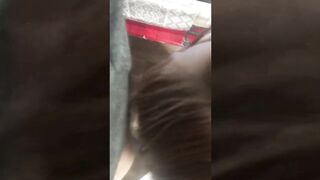 Curvy Dark Hair Fucks Hubby with Pocket Twat