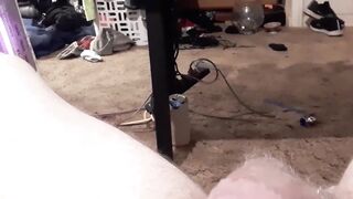 Pov: Cutie Inked Dark Haired Blowing my Long Penis