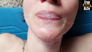 TrueHomeBabe - 36 Loads for little Cum Skank 60FPS