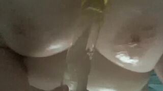 Oiled Long Melons and Titty Play
