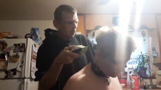 Baldbabey Gets a Haircut inside Panties