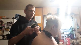 Baldbabey Gets a Haircut inside Panties
