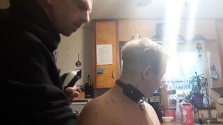Baldbabey Gets a Haircut inside Panties