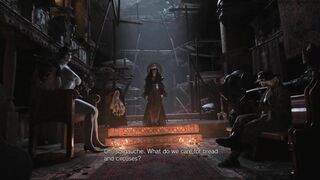 Resident Evil 8 - Naked Lady Dimitrescu Resident Evil Village: Tall Vampire