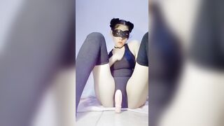 Succubus Seduces with Sex Toy and Squirts for first Time