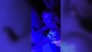 African Light Booty Plug Strip Tease