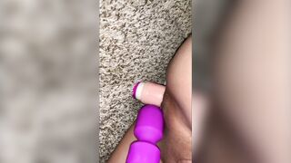 babe Young milf / Boned Toy/ Pounded Long Dick/ Cum into her