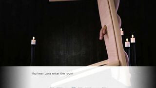 Lana and the Milking Table-Panties Girl Milk my Penis.