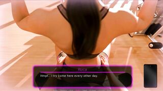 Duality-Long Booty Boobies inside Gym