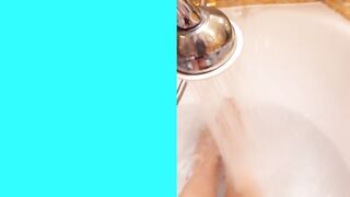Cherie Deville Masturbating inside the Bathtub