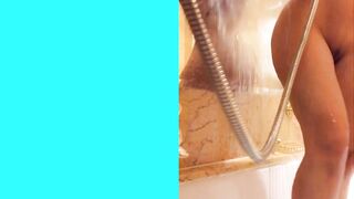 Cherie Deville Masturbating inside the Bathtub