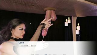 Lana and the Milking Table-Submassive Female Domination Panties Dark Hair