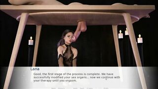 Lana and the Milking Table-Submassive Female Domination Panties Dark Hair