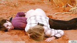 A Hard Butt Fucking and Crazy BONDAGE Play Session with two Girls