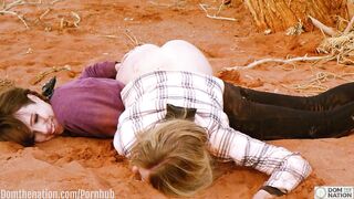 A Hard Butt Fucking and Crazy BONDAGE Play Session with two Girls