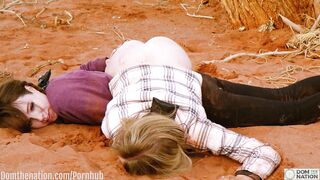 A Hard Butt Fucking and Crazy BONDAGE Play Session with two Girls