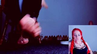 Feet Stream Record Barefoot Feet Tease while being Tortured by Strong Vibrations